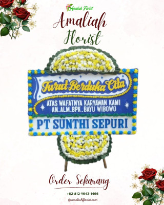 Papan Bunga Duka di Bojongloa Kidul