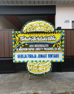 Papan Bunga Duka di Bojongloa Kidul