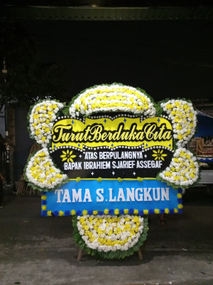 Papan Bunga Duka di Bojongloa Kidul