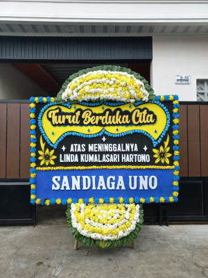 Papan Bunga Duka di Bojongloa Kidul